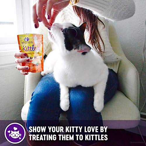 Wellness Kittles Crunchy Natural Grain Free Cat Treats, Tuna & Cr...