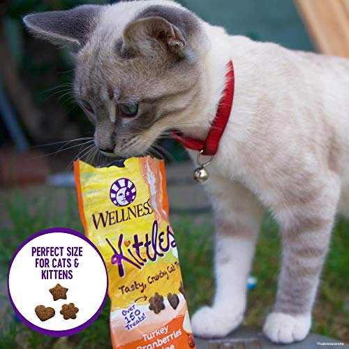 Wellness Kittles Crunchy Natural Grain Free Cat Treats, Tuna & Cr...