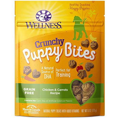 Wellness Natural Pet Food Grain-Free Crunchy Puppy Bites Chicken ...