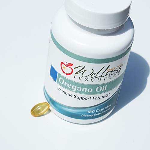 Oregano Oil Capsules - High Potency Wild Oregano Oil 55-65% Carva...