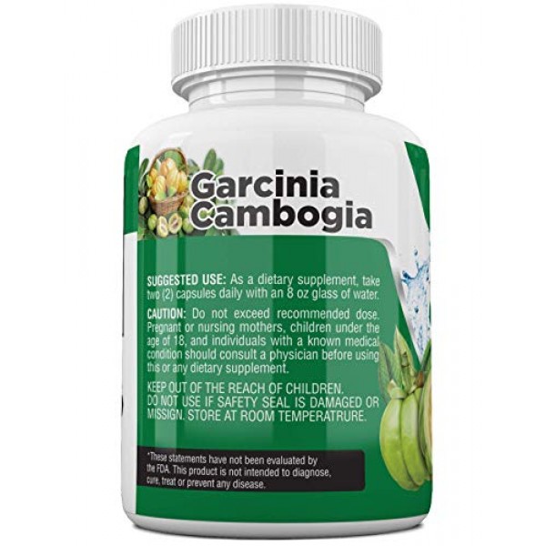 3 Pack Pure Garcinia Cambogia Extract - 95% HCA 3000mg Capsules...