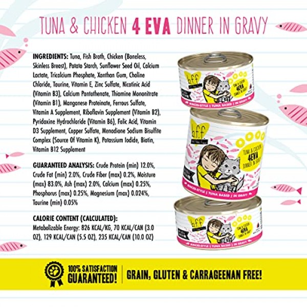 Best Feline Friend B.F.F. Tuna & Chicken 4-Eva with Tuna & Chic...