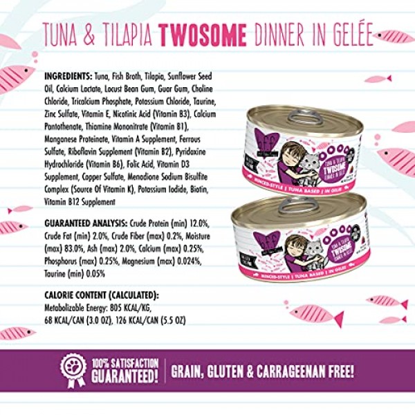 Best Feline Friend B.F.F. Tuna & Tilapia Twosome with Tuna & Ti...