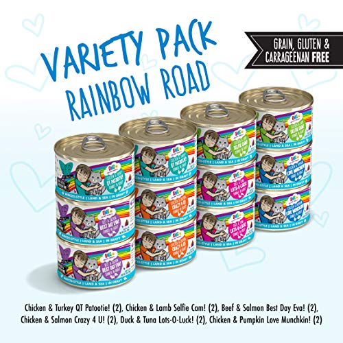 Weruva B.F.F. Omg - Best Feline Friend Oh My Gravy!, Variety Pack...
