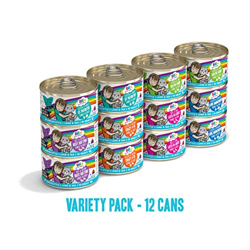 Weruva B.F.F. Omg - Best Feline Friend Oh My Gravy!, Variety Pack...