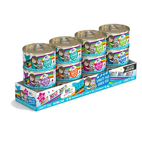 Weruva B.F.F. Omg - Best Feline Friend Oh My Gravy!, Variety Pack...