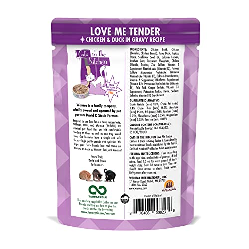 Weruva Cats in the Kitchen Grain-Free Natural Wet Cat Food Pouches