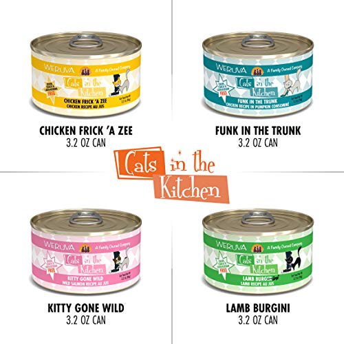 Weruva Cats in the Kitchen, Variety Pack, Kitchen Cuties, Wet Cat...