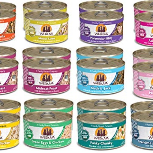 Weruva Classic Cat 11 Flavors Variety Pack, Grain and Gluten Free...