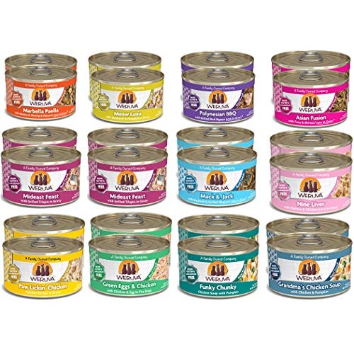 Weruva Classic Cat 11 Flavors Variety Pack, Grain and Gluten Free...