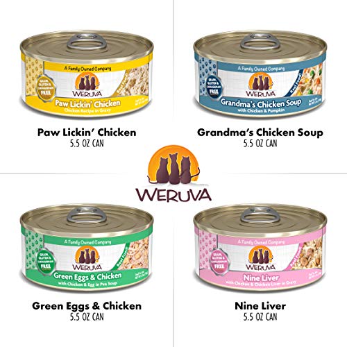 Weruva Classic Cat Food, Variety Pack, Paw Lickin Pals Wet Cat F...