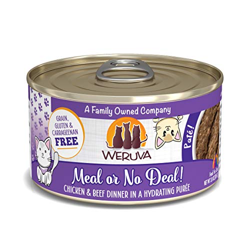 Weruva Classic Cat Paté, Meal or No Deal! with Chicken & Beef, 3o...