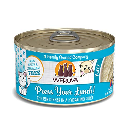 Weruva Classic Cat Paté, Press Your Lunch! with Chicken, 3oz Can ...