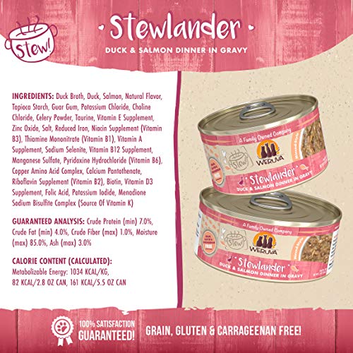Weruva Classic Cat Stews!, Stewlander with Duck & Salmon in Gravy...