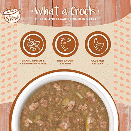 Weruva Classic Cat Stews!, What a Crock with Chicken & Salmon in ...