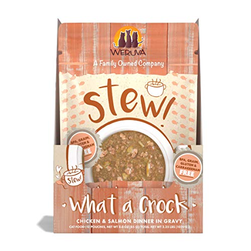 Weruva Classic Cat Stews!, What a Crock with Chicken & Salmon in ...