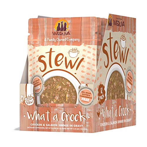 Weruva Classic Cat Stews!, What a Crock with Chicken & Salmon in ...