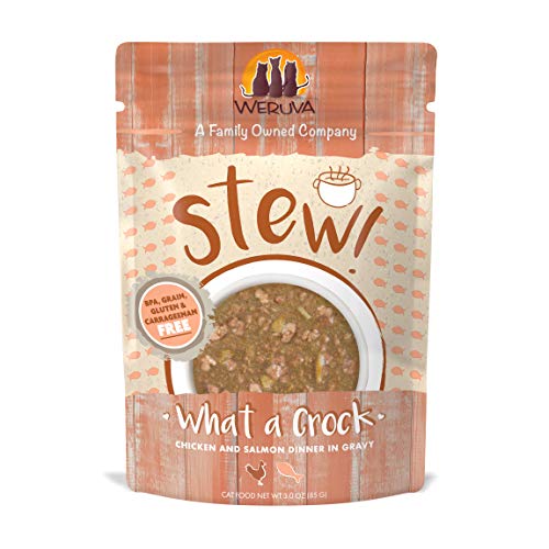 Weruva Classic Cat Stews!, What a Crock with Chicken & Salmon in ...