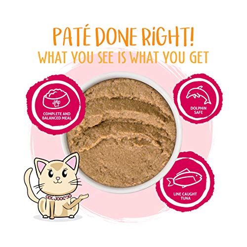 Weruva Slide N Serve Paté Wet Cat Food, Name Dat Tuna Tuna Dinn...