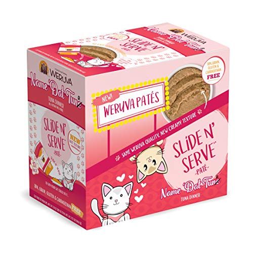 Weruva Slide N Serve Paté Wet Cat Food, Name Dat Tuna Tuna Dinn...
