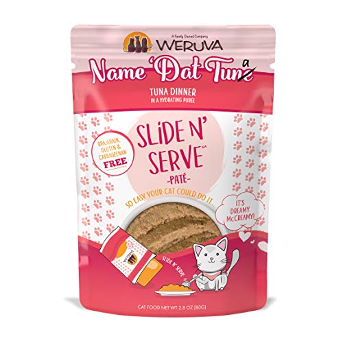 Weruva Slide N Serve Paté Wet Cat Food, Name Dat Tuna Tuna Dinn...