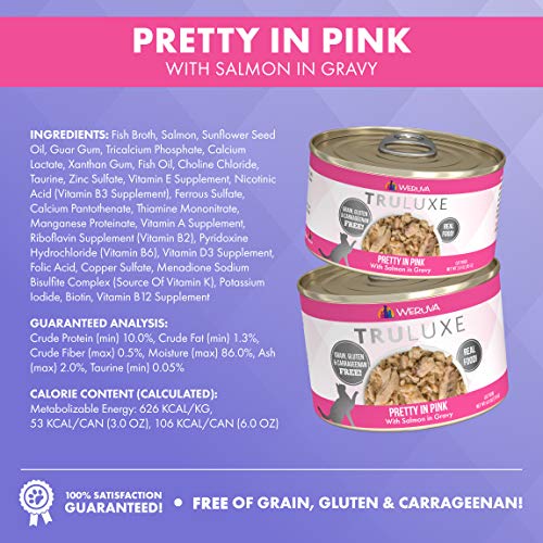 Weruva Truluxe Cat Food, Pretty In Pink With Wild-Caught Salmon I...