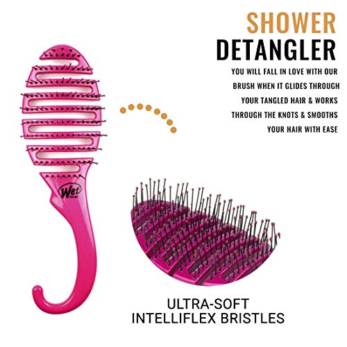 Wet Brush Shower Flex Hair Brush, Pink, 1 Count