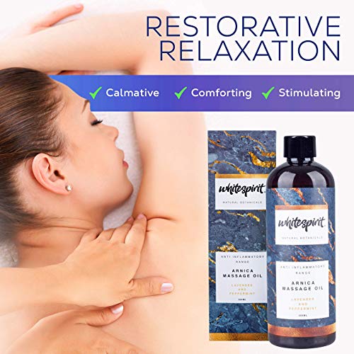 White Spirit Arnica Essential Oil - Arnica Massage Oil for Pain R...