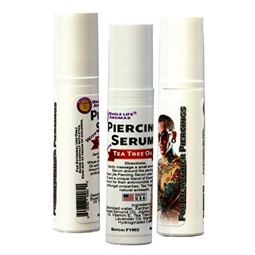 Whole Life Piercing Aftercare Serum - with Tea Tree Oil, 100% Aus...