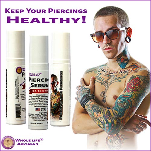 Whole Life Piercing Aftercare Serum - with Tea Tree Oil, 100% Aus...