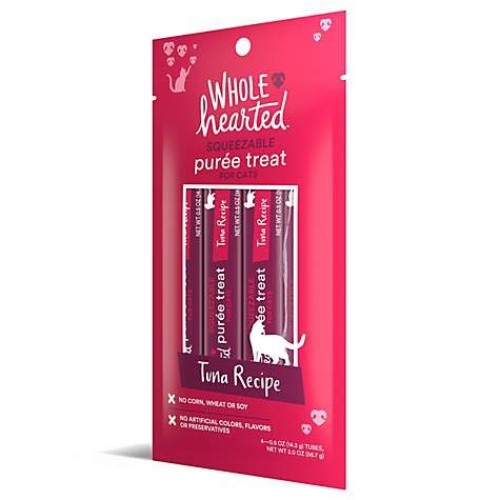Petco Brand - WholeHearted Tuna Recipe Puree Squeezable Cat Treat...
