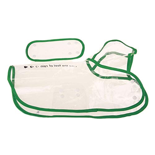 WHZ Waterproof Transparent Raincoat Clothing for Pet Dog, Size:M...