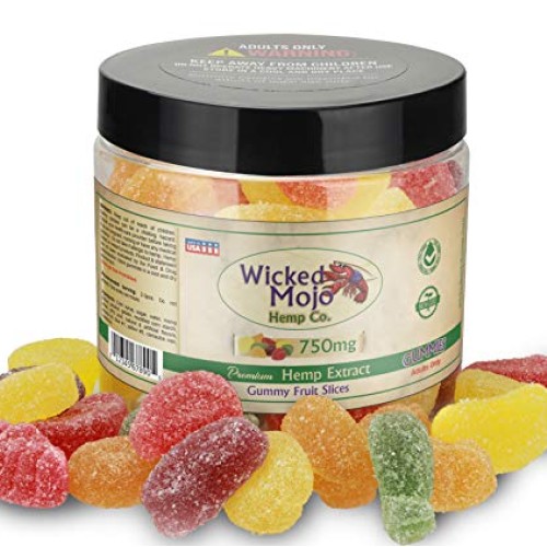 Hemp Oil Gummies - 750mg - App. 20mg Per Gummy - Best Tasting Hem...