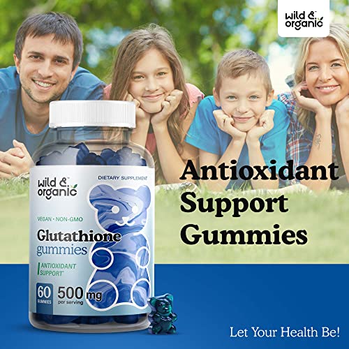 Wild & Organic Glutathione Gummies - Reduced Glutathione for Live...