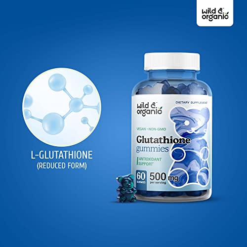 Wild & Organic Glutathione Gummies - Reduced Glutathione for Live...