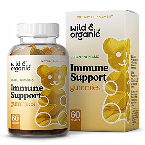 Wild & Organic Immune Support Gummies - Immune Support Supplement...