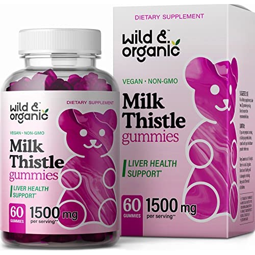 Wild & Organic Milk Thistle Gummies - Liver Cleanse & Repair Live...
