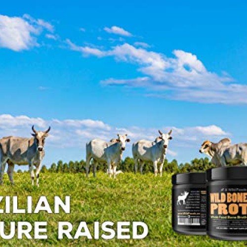 Bone Broth Protein Powder by Wild Foods | Non-GMO, Paleo, All-Nat...