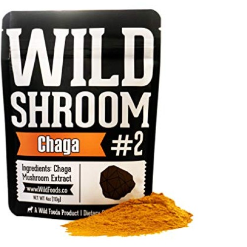 Wild Chaga Mushroom Extract Powder - Daily Immune System Support ...
