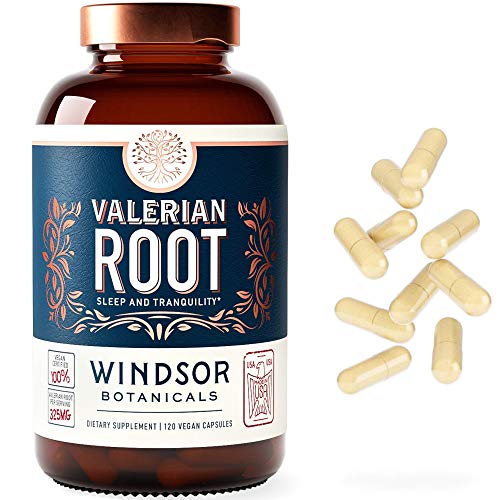 Valerian Root Extract Capsules Supplement - Windsor Botanicals Ma...