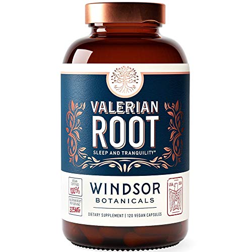 Valerian Root Extract Capsules Supplement - Windsor Botanicals Ma...