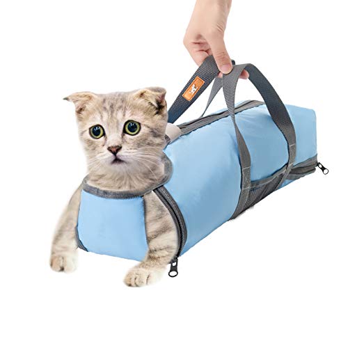 wintchuk Cat Grooming Restraint Bag for Bathing Washing Nail Trim...