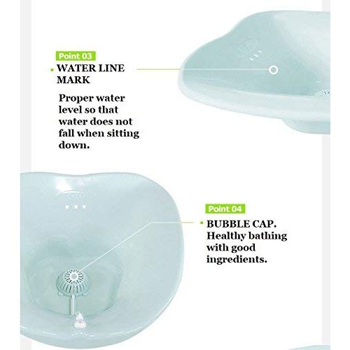 Wireless Smart Bubble Sitz Bath Tub, Integrated Bubble Generator ...