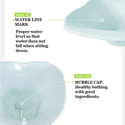 Wireless Smart Bubble Sitz Bath Tub, Integrated Bubble Generator ...