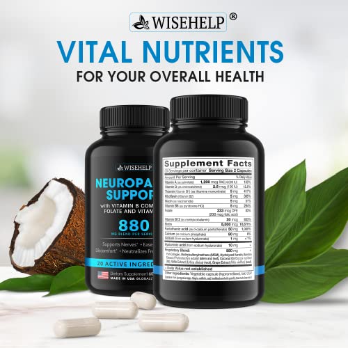 Neuropathy Support Natural Nerve Discomfort Relief - Made in USA ...