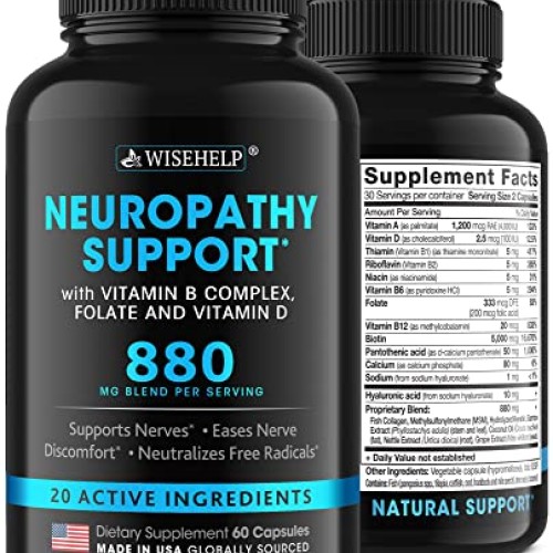 Neuropathy Support Natural Nerve Discomfort Relief - Made in USA ...
