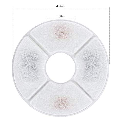 WloYimo Cat Water Fountain Filter Replacement, Pet Fountain Filte...