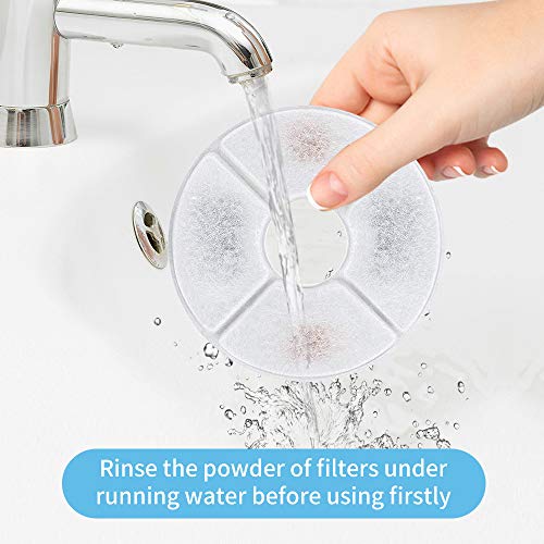 WloYimo Cat Water Fountain Filter Replacement, Pet Fountain Filte...