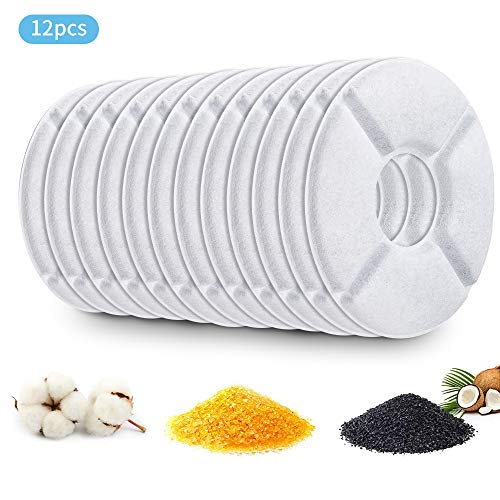 WloYimo Cat Water Fountain Filter Replacement, Pet Fountain Filte...