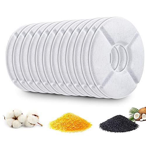 WloYimo Cat Water Fountain Filter Replacement, Pet Fountain Filte...